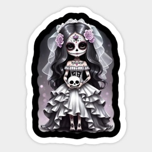 Shadow Gothic Bride Sticker